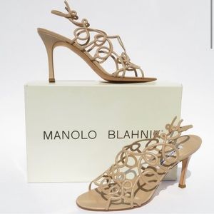 Manolo Blahnik Gori Cage Sandals size 37